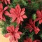 6-Pack: Sparkling Red Glitter Poinsettia Flower Picks - 8.5" Wide, Floral Home by Artificial Flowers